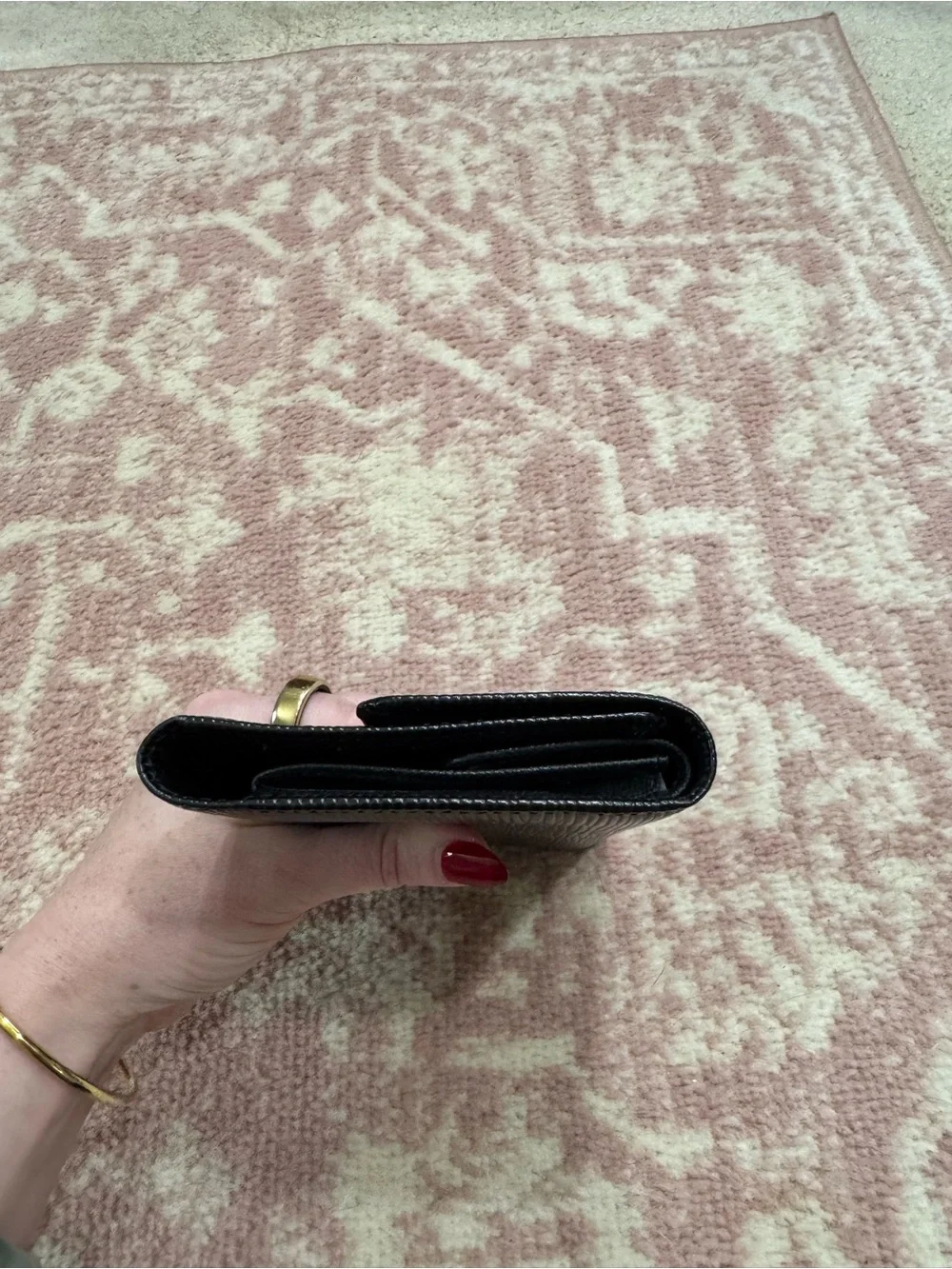 Louis Vuitton Black Epi Wallett